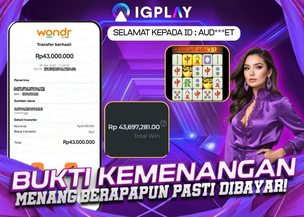 Pencairan Dana Sukses 43 JT Mahjong Ways