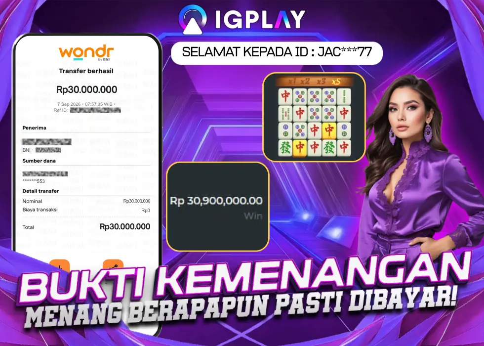 Pencairan Dana Sukses 30JT Mahjong Ways